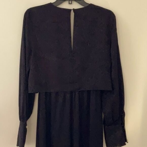 KATE SPADE NWT TIE FRONT JUMPSUIT BLACK SIZE 6 - Picture 10 of 13